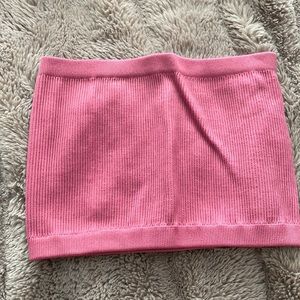 Pink tube top